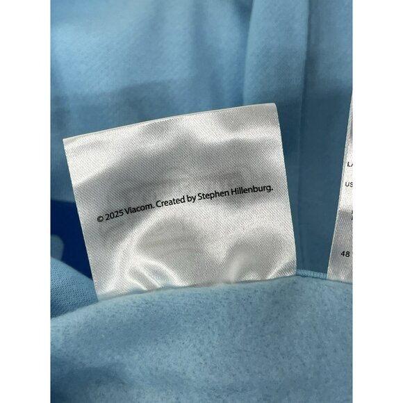 SpongeBob SquarePants Womens Large Graphic Hoodie Blue - Picture 10 of 13